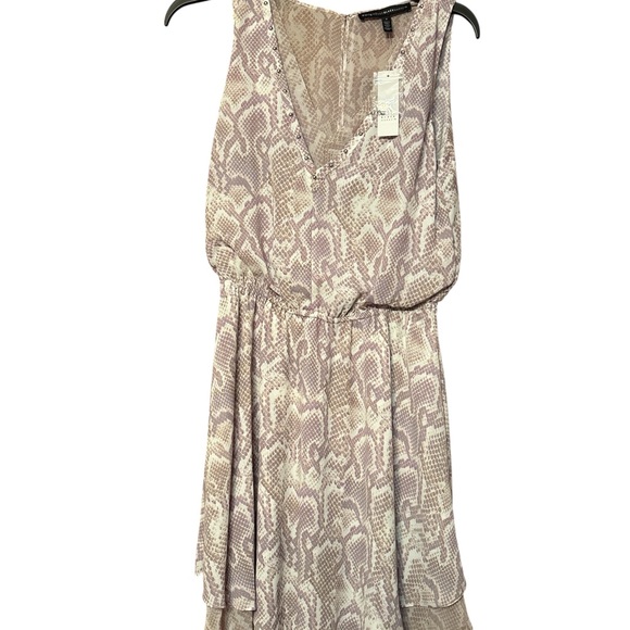 White House Black Market Dresses & Skirts - White House Black Market Tan Ruched Wrap Sundress